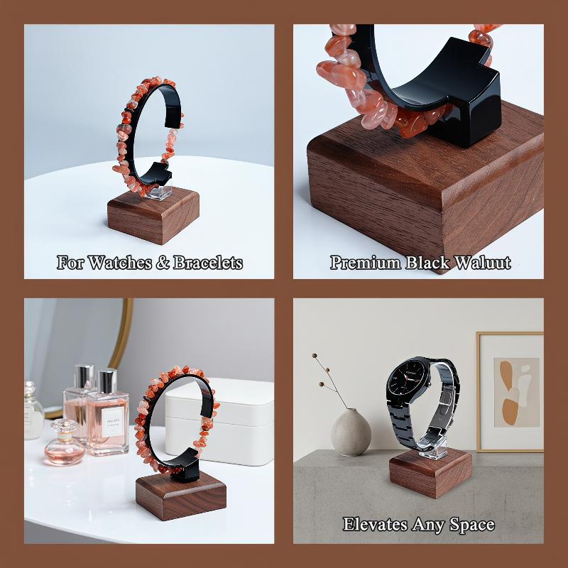 Suporte de madeira em forma de - Jewelry And Watches Inc avaliação e preço