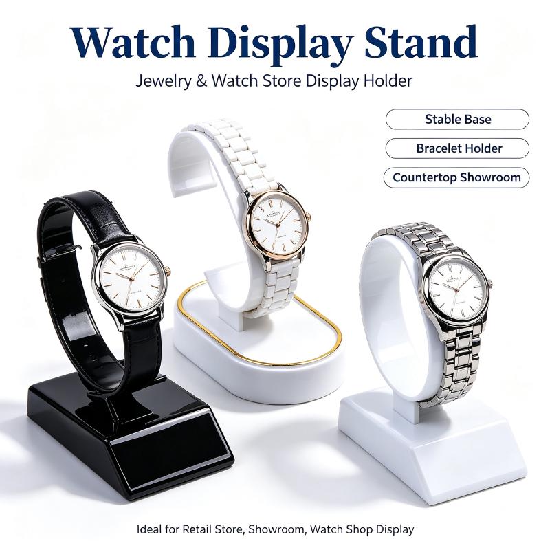 2/4 peças de suportes para exi - Jewelry And Watches Inc avaliação e preço